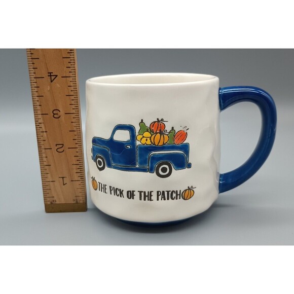 Lang Design Mug The Pick Of The Patch Pumpkins Blue Truck - Picture 6 of 6
